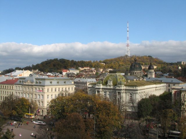 склоны Замковой горы