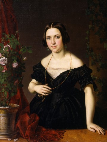 Тропинип В.А. «портрет жены негоцианта Кисилева 1841 г.»