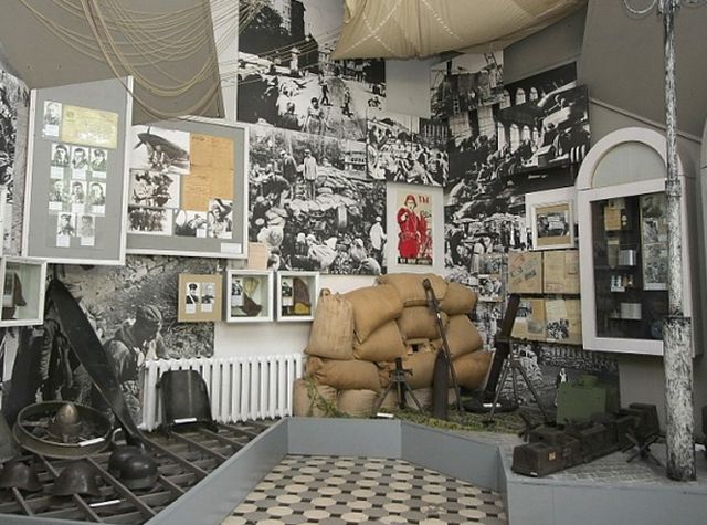 экспозиция, посвященная Второй Мировой Войне