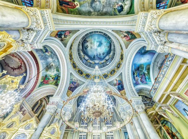 подкупольная роспись храма
